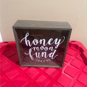 Rustic Brown Honeymoon Fund Box